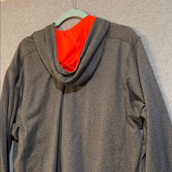 Adidas Charcoal Hoodie with Red Emblem - Picture 5 of 6